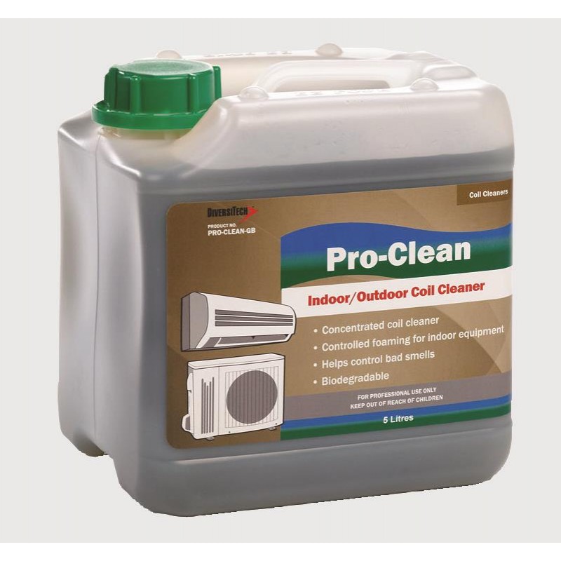PRO-CLEAN UNIVERSAL INDOOR AND OUTDOOR COIL CLEANER. 5 LTR