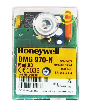 HONEYWELL /SATRONIC GAS CONTROL BOX  DMG970N MOD3 /240V  