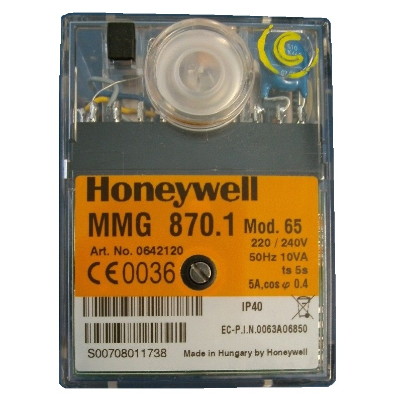 HONEYWELL /SATRONIC CONTROL BOX MMG 870 MOD 65/240V 0642120U